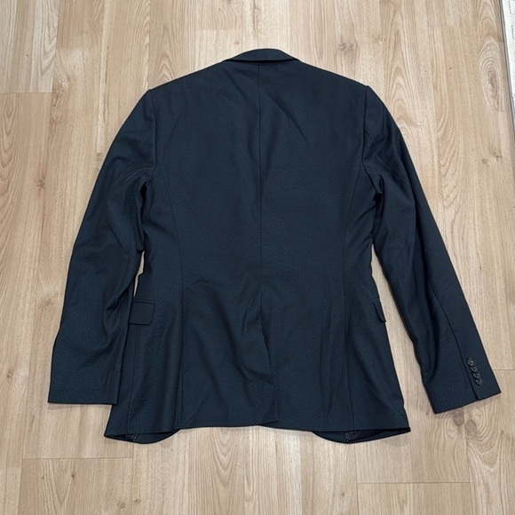 Topman Blue and Black Men's Blazer - Picture 4 of 4